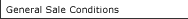 Generale Sale Conditions